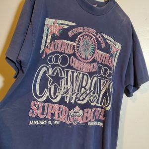 1993 Super Bowl XXVII Single Stitch Tshirt XL
